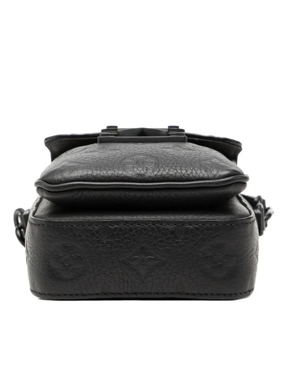 Louis Vuitton Monogram Taurillon S Lock Vertical Wearable Wallet Crossbody
